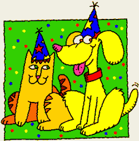 party cat and dog